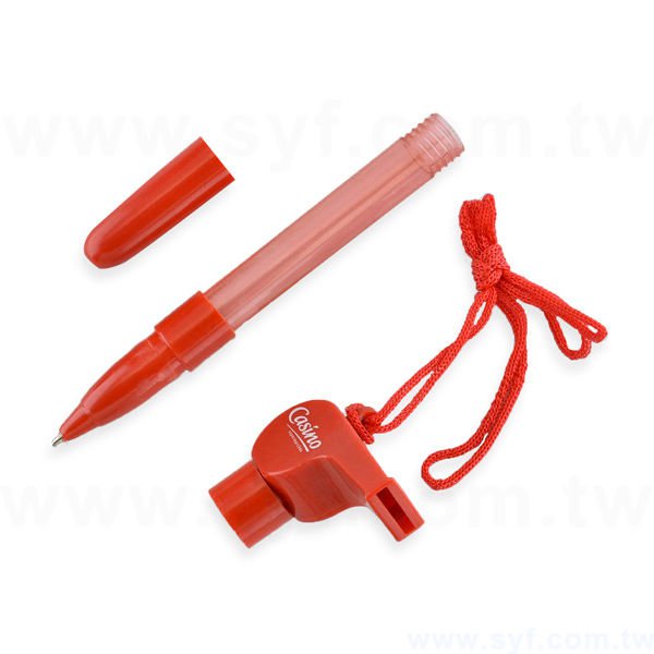 多功能廣告筆-口哨泡泡組合禮品-單色筆芯原子筆-採購客製印刷贈品筆-2